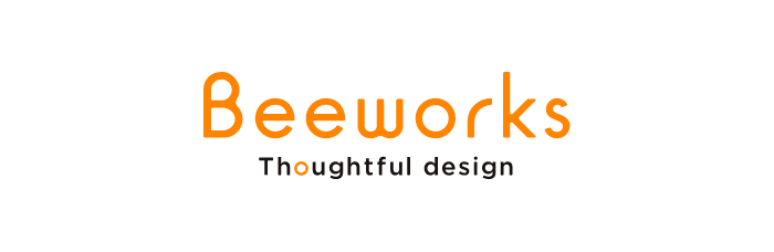 Beeworks Thoughtful design ロゴ